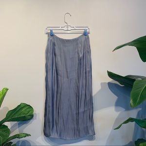 Silk long skirt urban outfitters